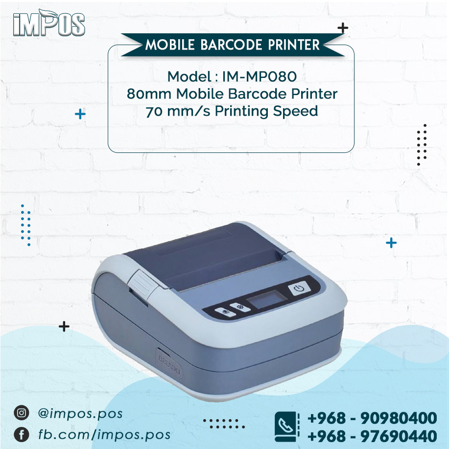 Impos Mobile Barcode label printer