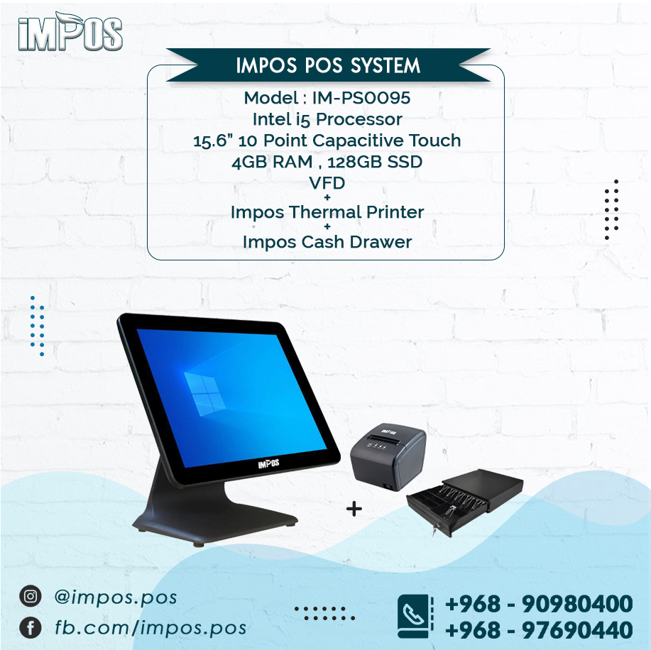 Impos POS bundle i5 VFD